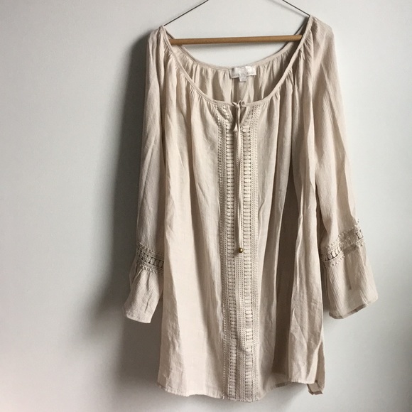 Carolyn Taylor Tops - Carolyn Taylor Boho Peasant Blouse
